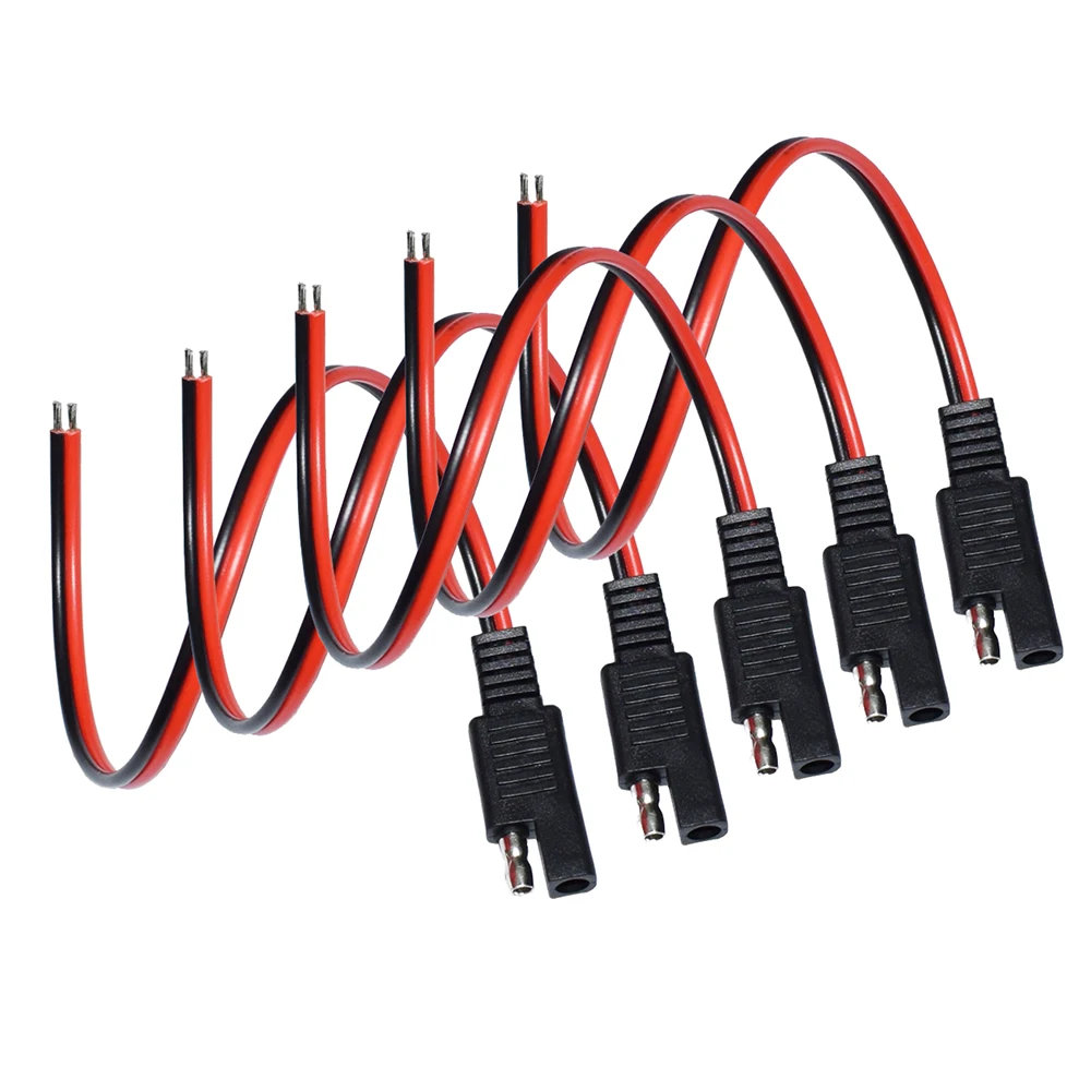 Outdoor Lighting Extension Cable - 5pcs SAE Single Ended Extension Cabl