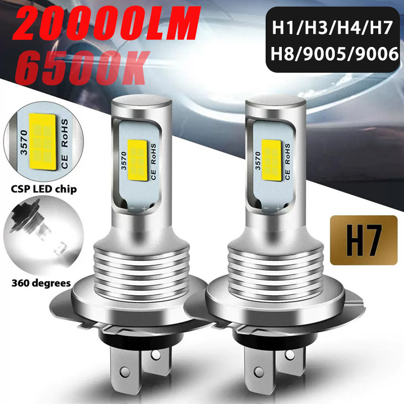 Led Flood Light - H7 H4 LED Bulbs Canbus CSP