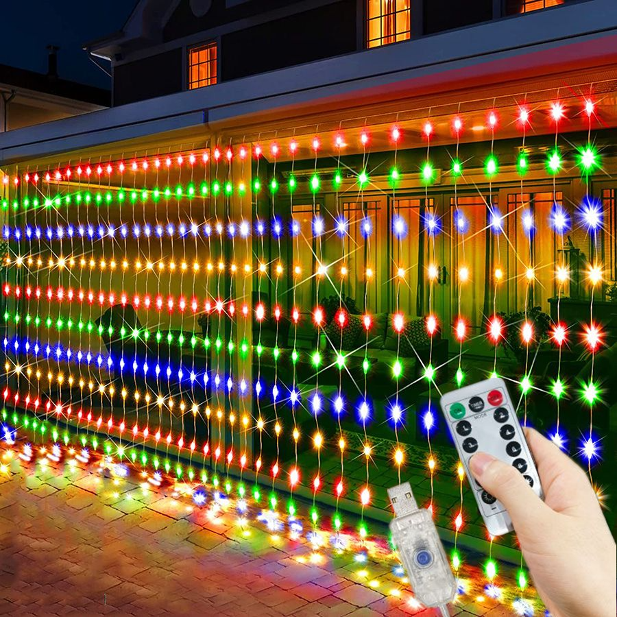 Outdoor Lighting On House - LED Garland Fairy Light Garden Light