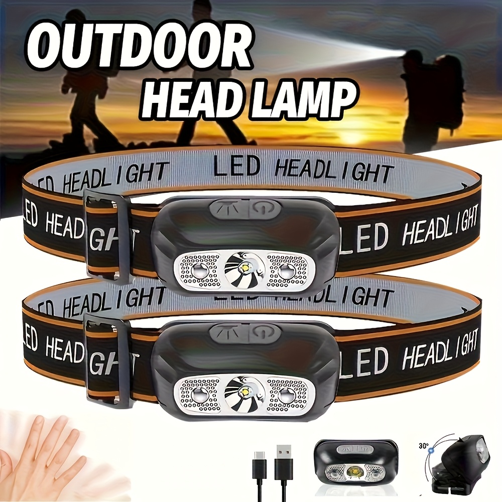 Outdoor Lighting Repair - Strong Light Headlamp Portable LED Sensor