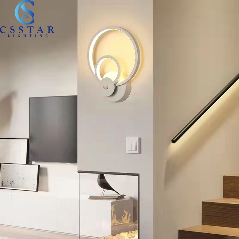 Outdoor Lighting Up And Down - Nordic LED Wall Lamp Indoor Black