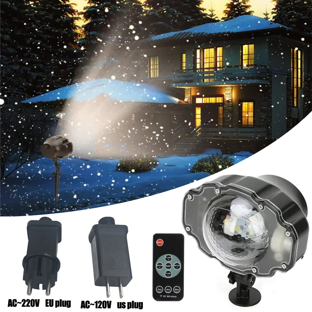 DACHAN Snowfall LED Light Proj - Outdoor Lighting Spotlight ulasan dan harga