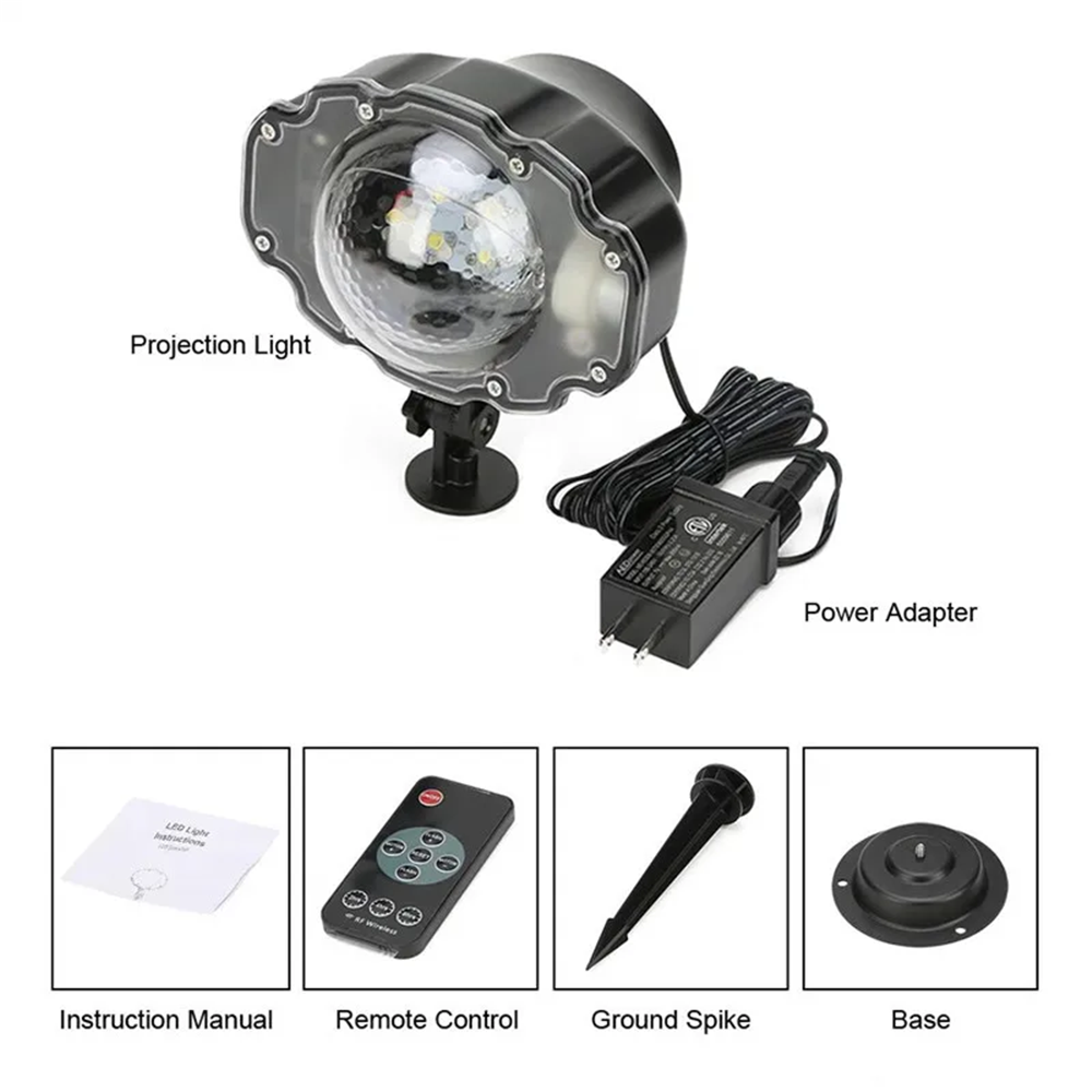 DACHAN Snowfall LED Light Proj - Outdoor Lighting Spotlight ulasan dan harga