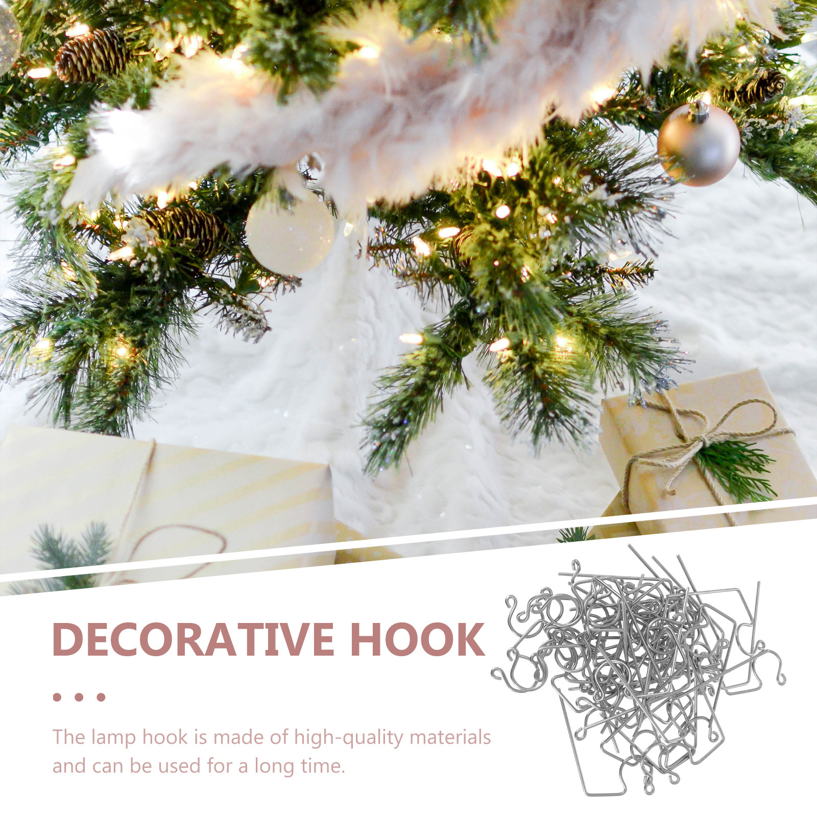 50Pcs Xmas String Light Hooks  - Outdoor Lighting Xmas ulasan dan harga