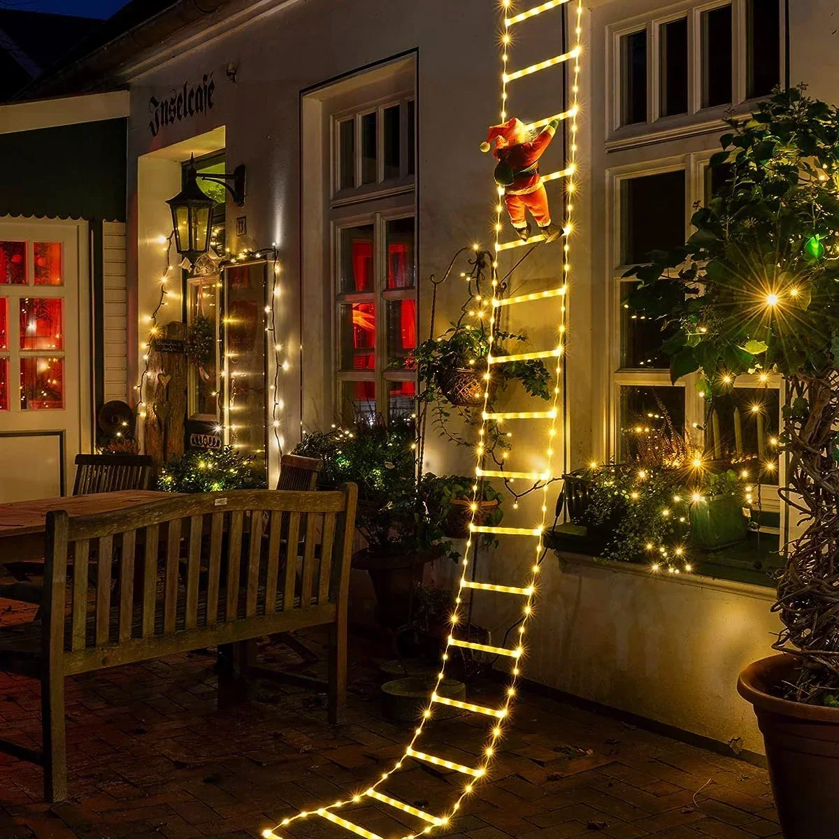LED Ladder Light for Santa Cla - Outdoor Lighting Xmas ulasan dan harga