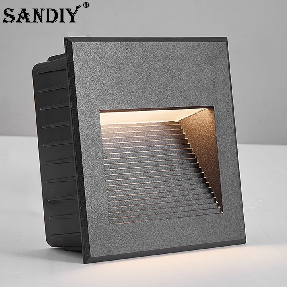 SANDIY Recessed Outdoor Wall S - Outdoor Lighting Up And Down ulasan dan harga