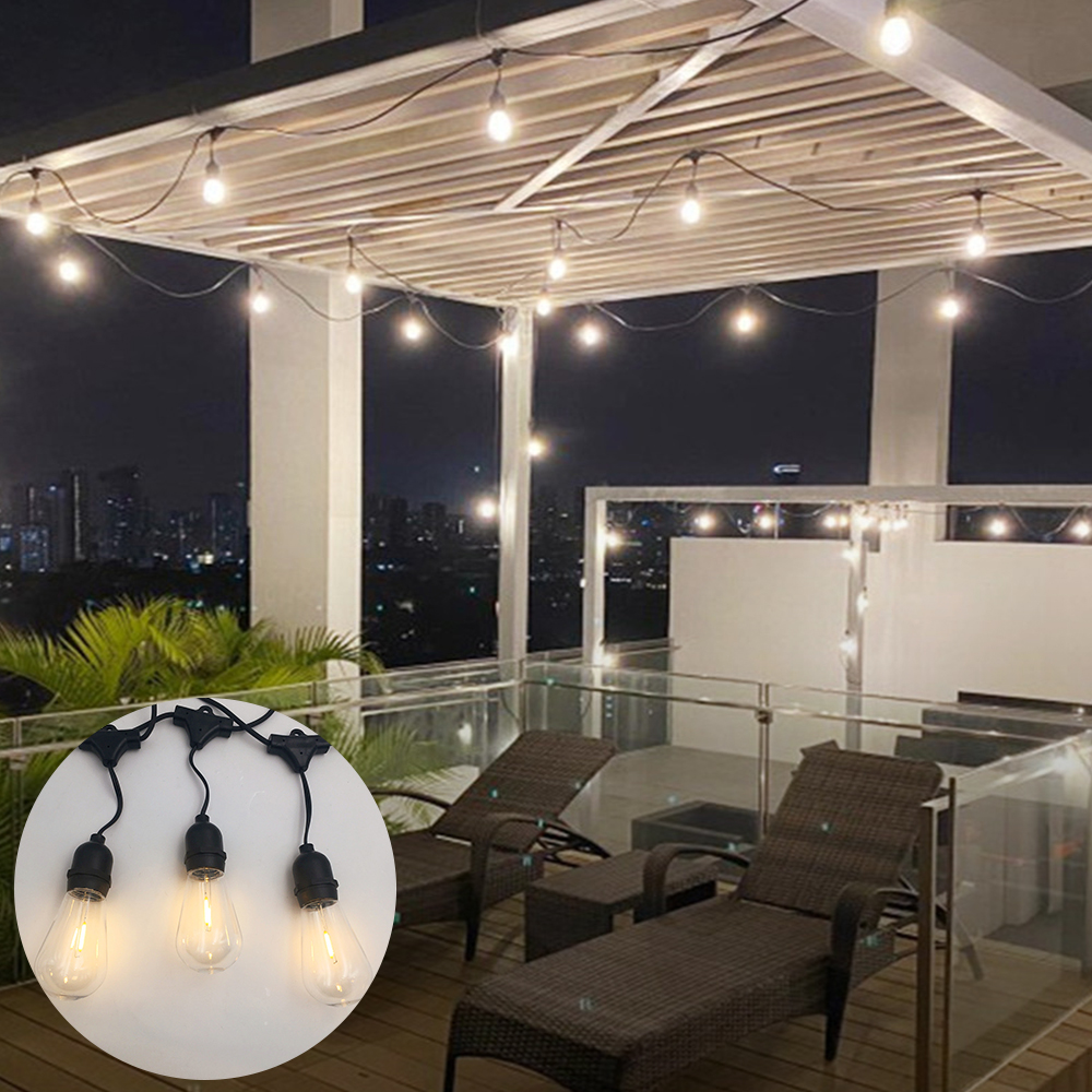 Outdoor String Lights Commerci - String Light Bistro ulasan dan harga