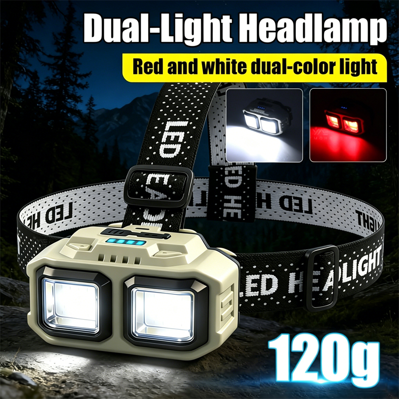 COB LED Headlamp Rechargeable  - Outdoor Lighting Repair ulasan dan harga