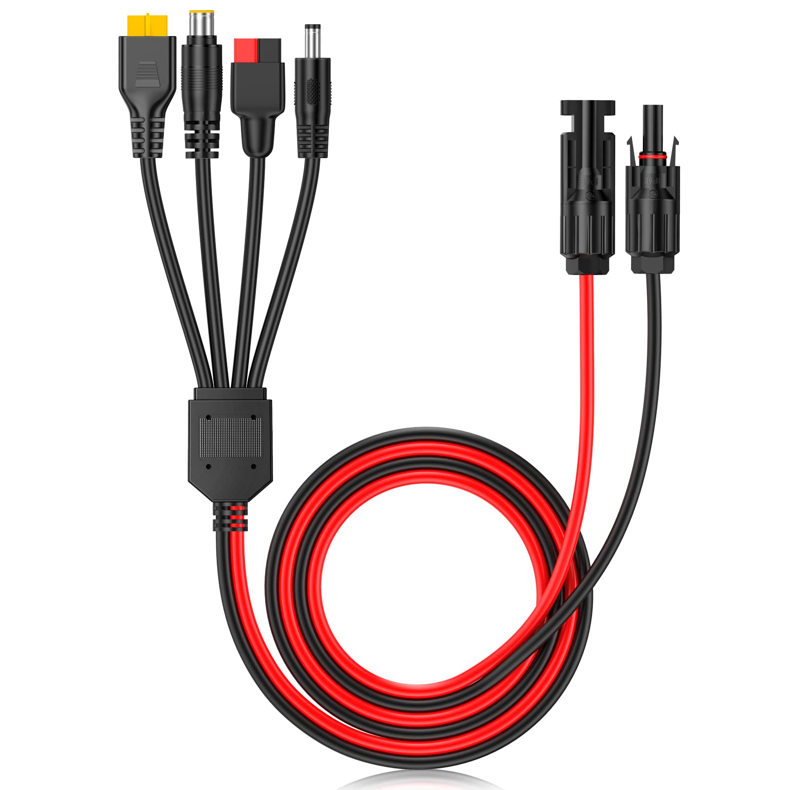 4-in-1 Solar Panel Connector E - Outdoor Lighting Extension Cable ulasan dan harga