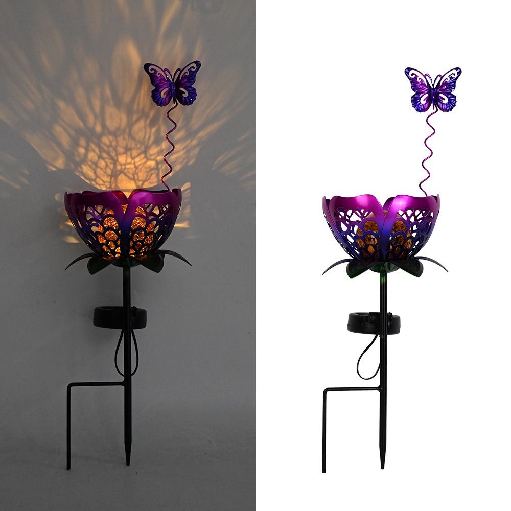 Lotus Shaped Solar Powered Lam - Outdoor Lighting Ground Fixtures ulasan dan harga