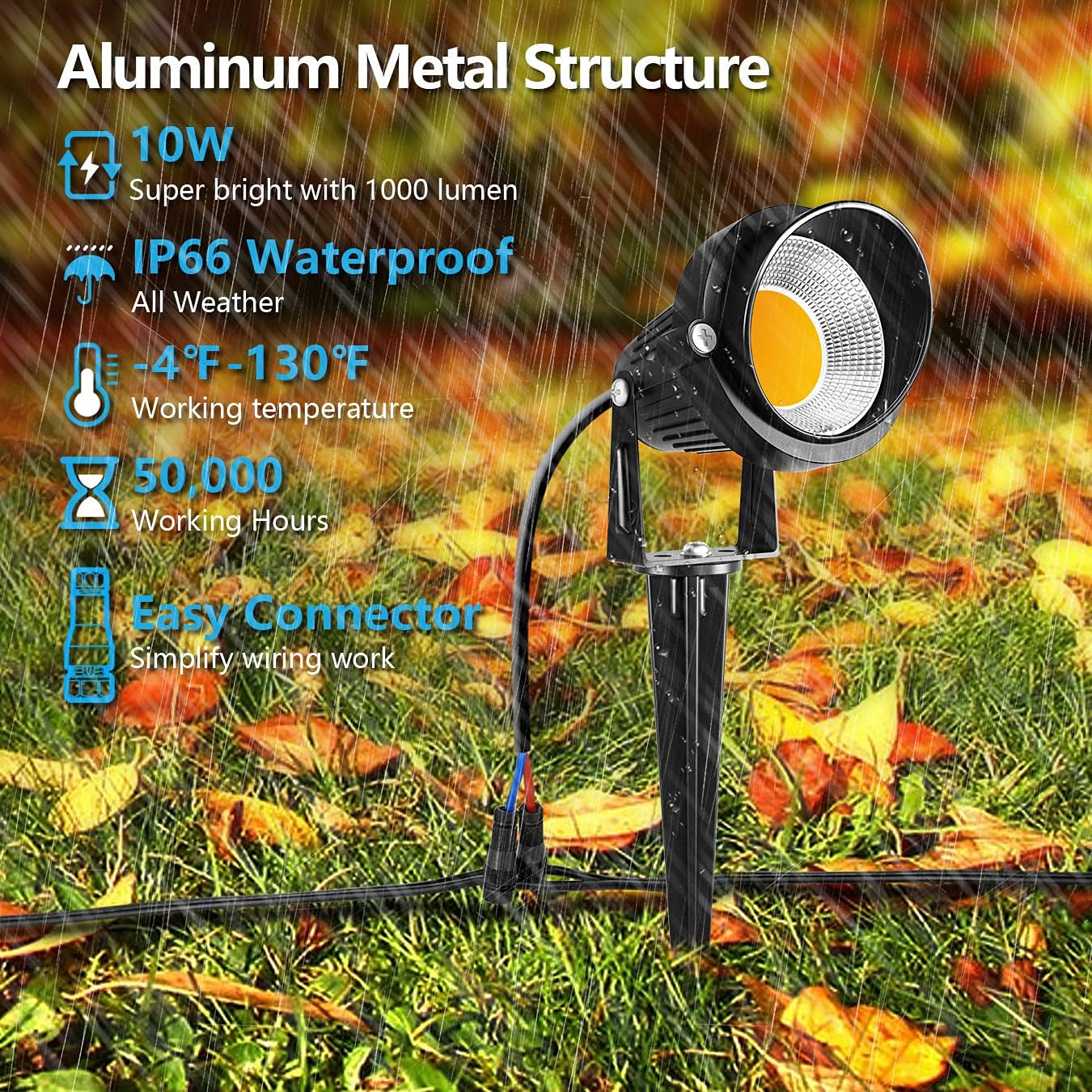 10W LED Landscape Lights with  - Outdoor Lighting For Garden ulasan dan harga