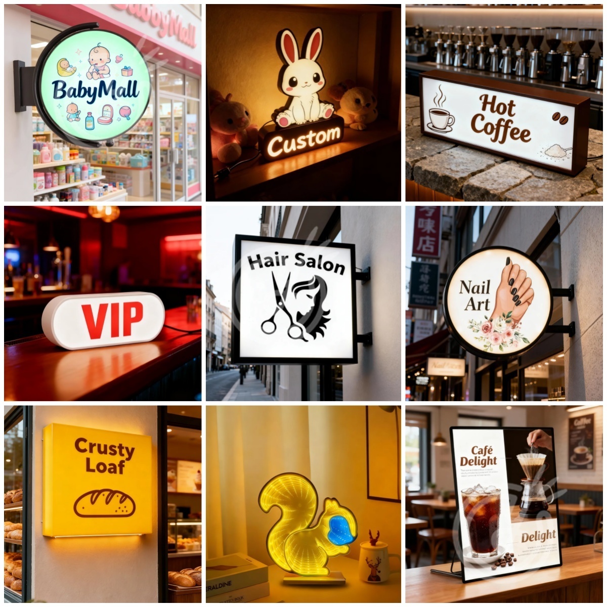 Custom Acrylic Signs Sign Led  - Outdoor Lighting Design ulasan dan harga