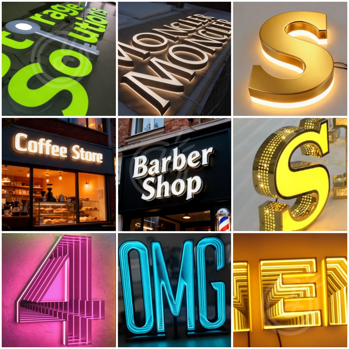 Custom Acrylic Signs Sign Led  - Outdoor Lighting Design ulasan dan harga
