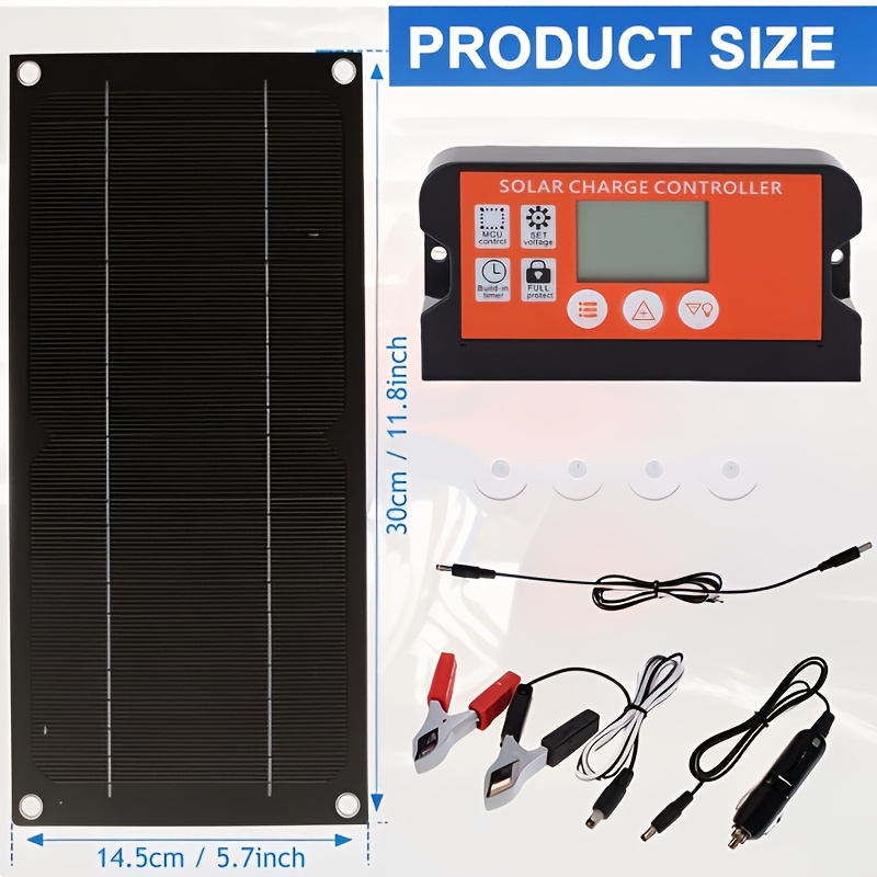 600W Monocrystalline Solar Pan - Outdoor Lighting Extension Cable ulasan dan harga