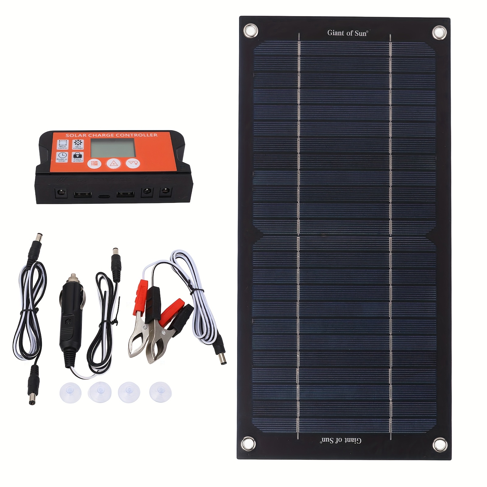 600W Monocrystalline Solar Pan - Outdoor Lighting Extension Cable ulasan dan harga
