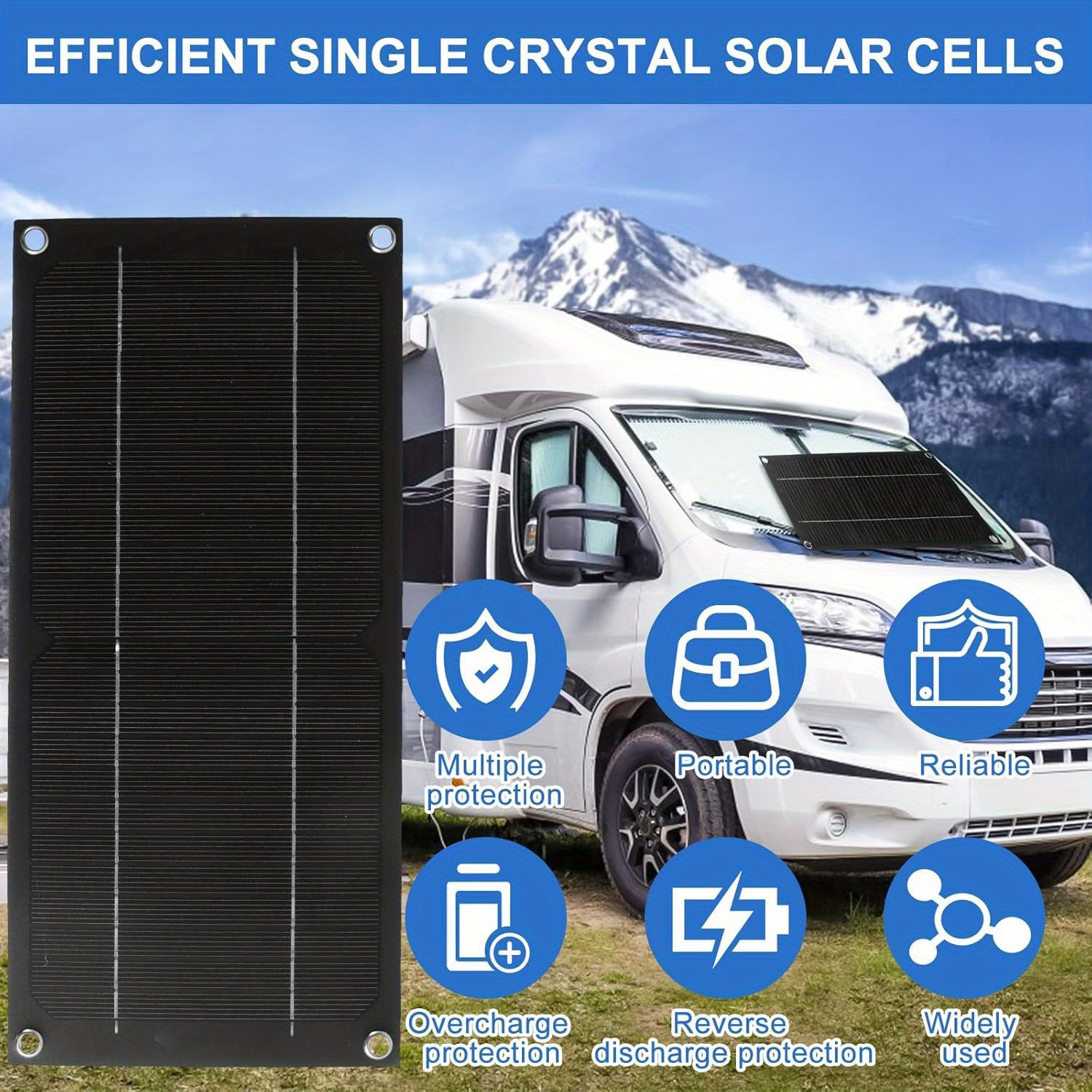 600W Monocrystalline Solar Pan - Outdoor Lighting Extension Cable ulasan dan harga