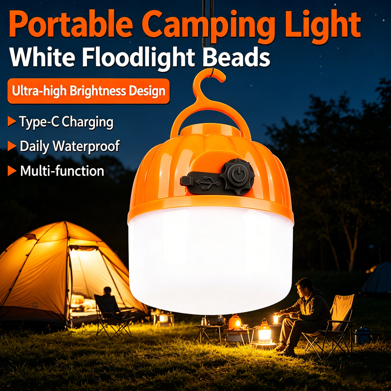 Mini Portable LED Pumpkin Bulb - Outdoor Lighting Beacon ulasan dan harga