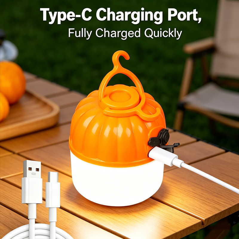 Mini Portable LED Pumpkin Bulb - Outdoor Lighting Beacon ulasan dan harga