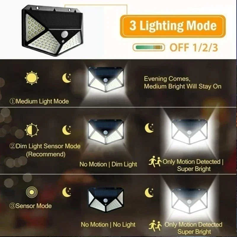 1/2/4PCS Motion Sensor Solar L - Xl Outdoor Lighting ulasan dan harga