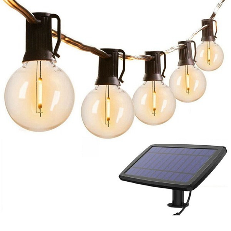 B03C-G40 Solar Powered Led Lig - String Light Bistro ulasan dan harga