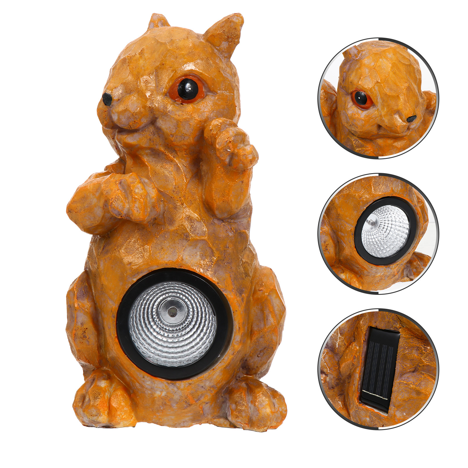 1Pcs Cartoon Squirrel Solar LE - Outdoor Lighting Spotlight ulasan dan harga