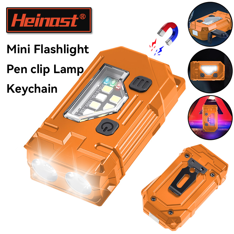 Mini Keychain EDC Flashlight R - Outdoor Lighting Beacon ulasan dan harga