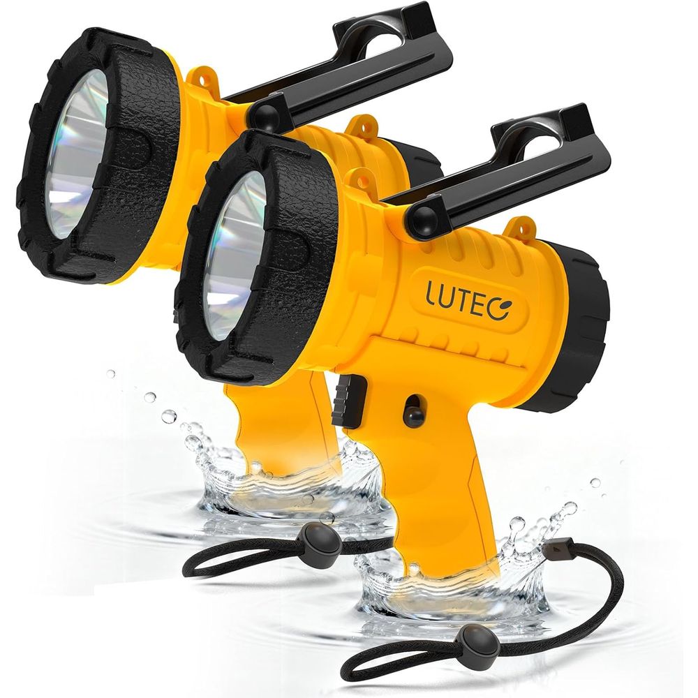 2-Pack Rechargeable 90,000 Lux - Outdoor Lighting Spotlight ulasan dan harga