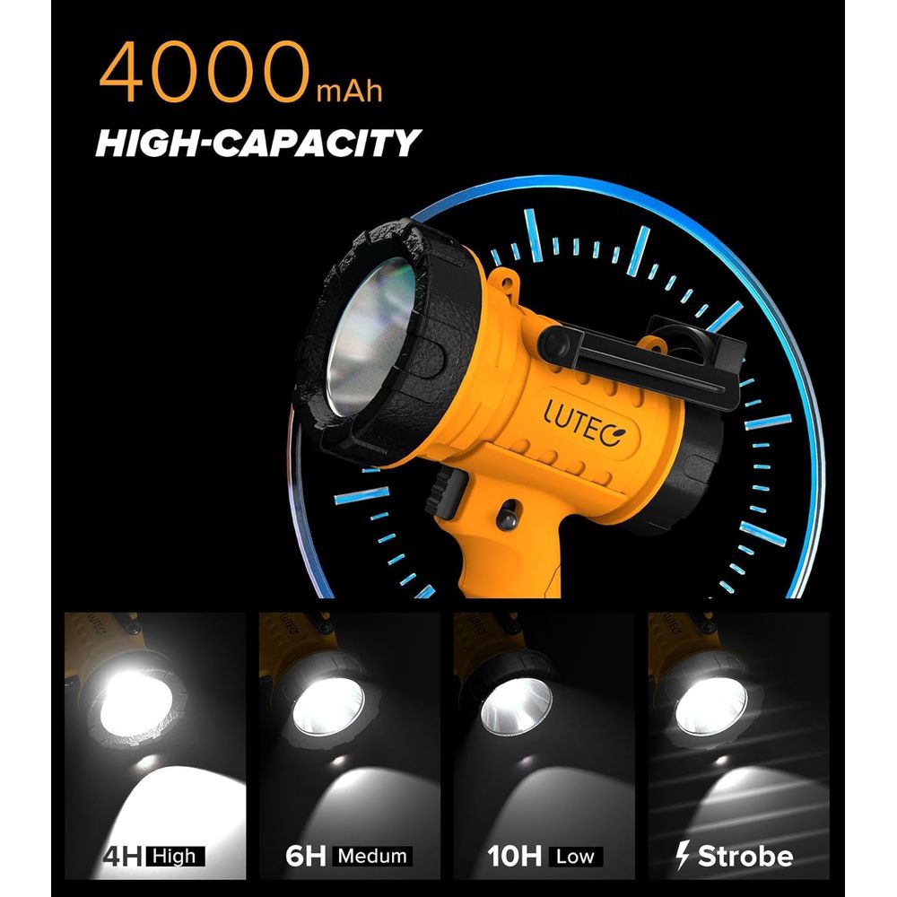 2-Pack Rechargeable 90,000 Lux - Outdoor Lighting Spotlight ulasan dan harga