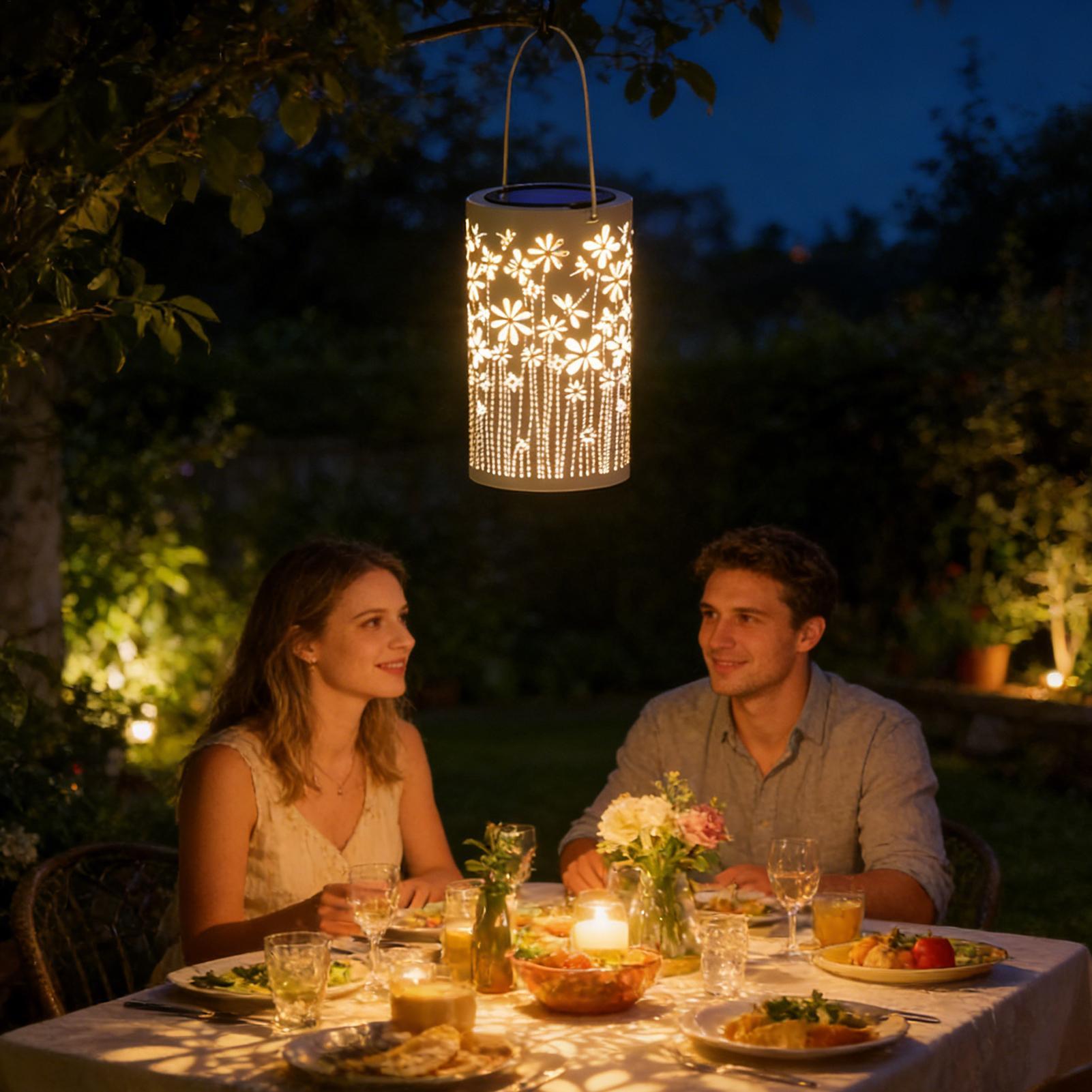 Solar Hangings Lantern Waterpr - Outdoor Lighting Yard Decoration ulasan dan harga