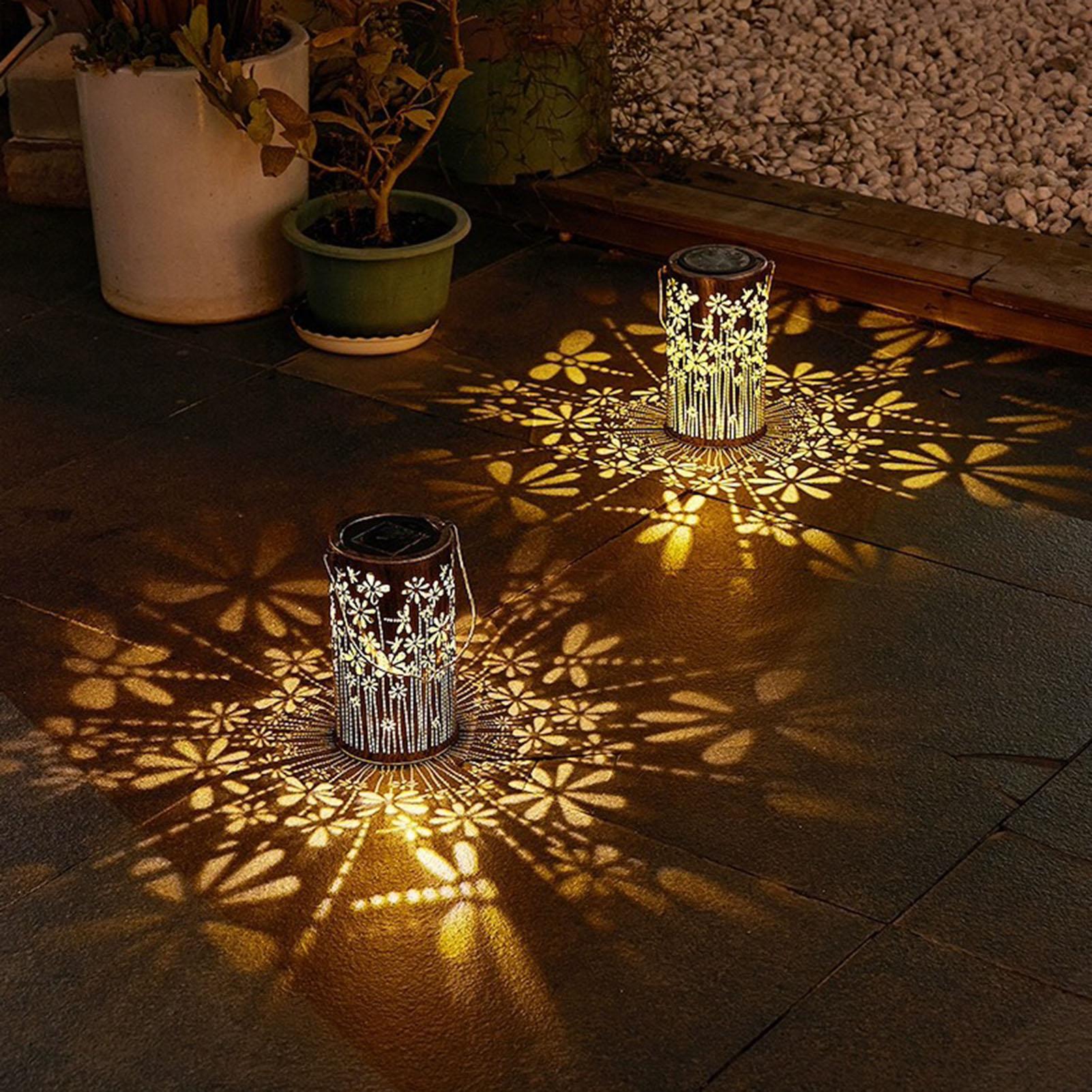 Solar Hangings Lantern Waterpr - Outdoor Lighting Yard Decoration ulasan dan harga