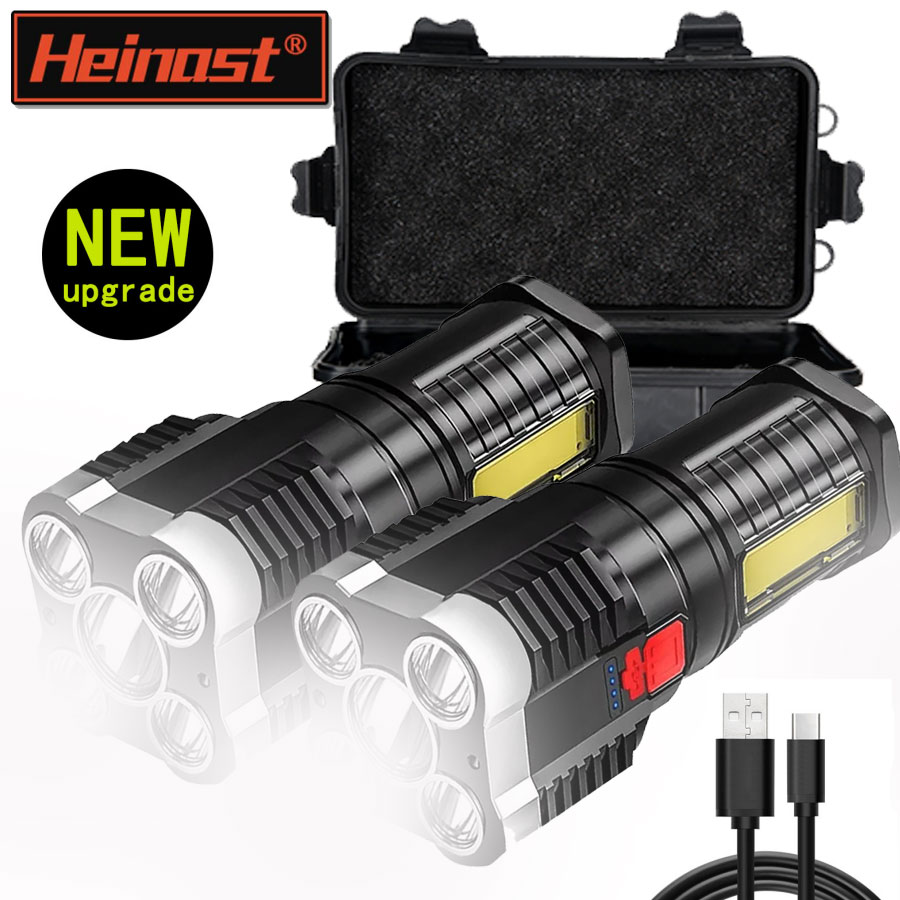 5 LED High Power Led Flashligh - Outdoor Lighting Spotlight ulasan dan harga