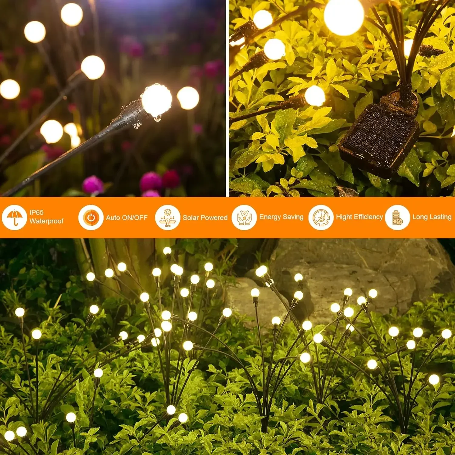 Solar Garden Lights 12 Pack 96 - Outdoor Lighting Unique ulasan dan harga