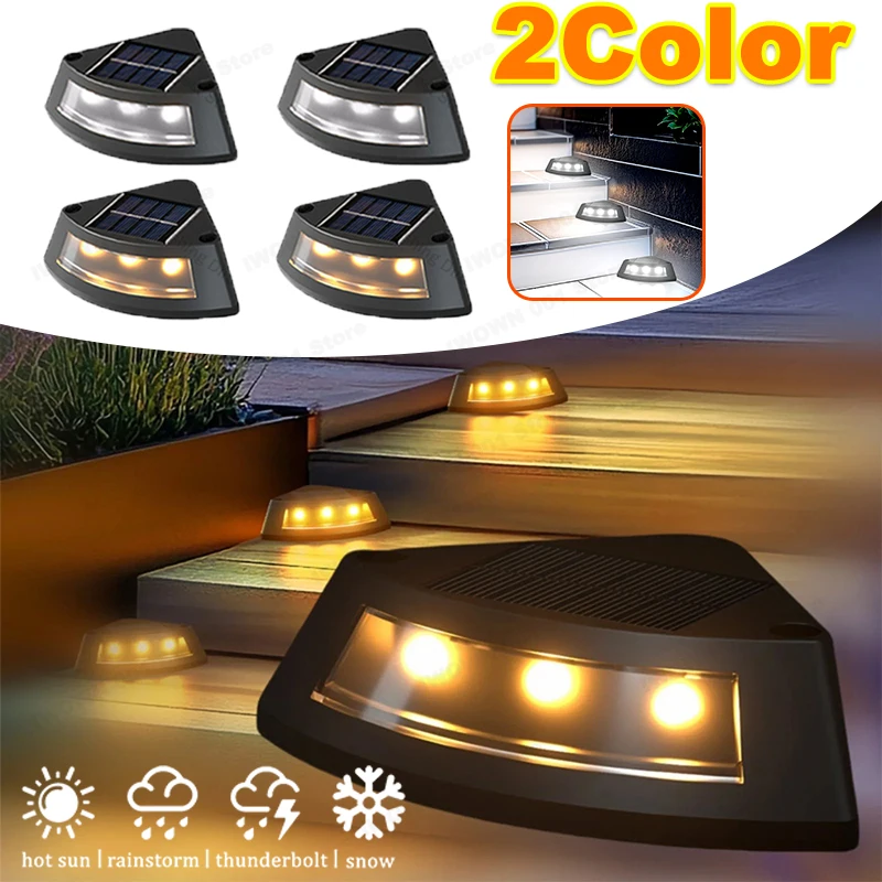 Solar Powered Step Lights Outd - Outdoor Lighting On House ulasan dan harga