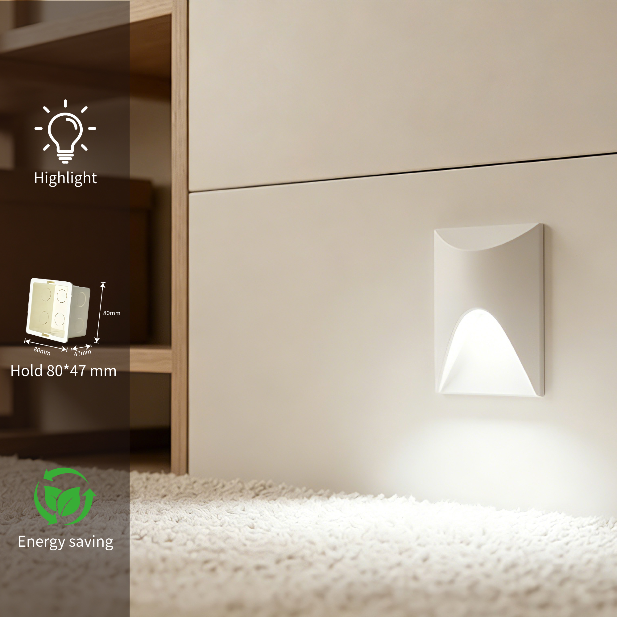 Led Stair Light Step Lights 3W - Xl Outdoor Lighting ulasan dan harga