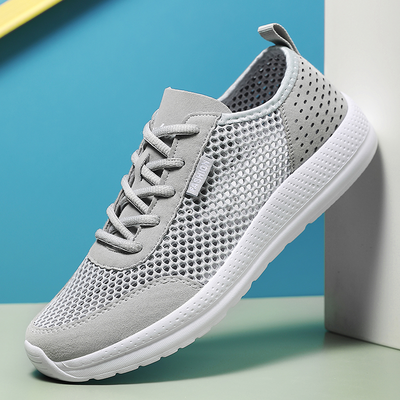 Men Soft Sport Shoes Breathabl - Outdoor Lighting High Quality ulasan dan harga