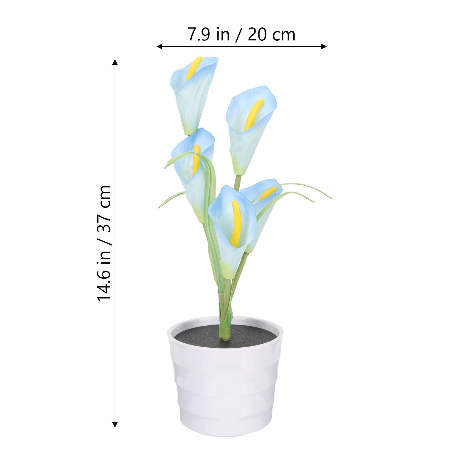 Solar Calla Lily Flower Light  - Outdoor Lighting Yard Decoration ulasan dan harga