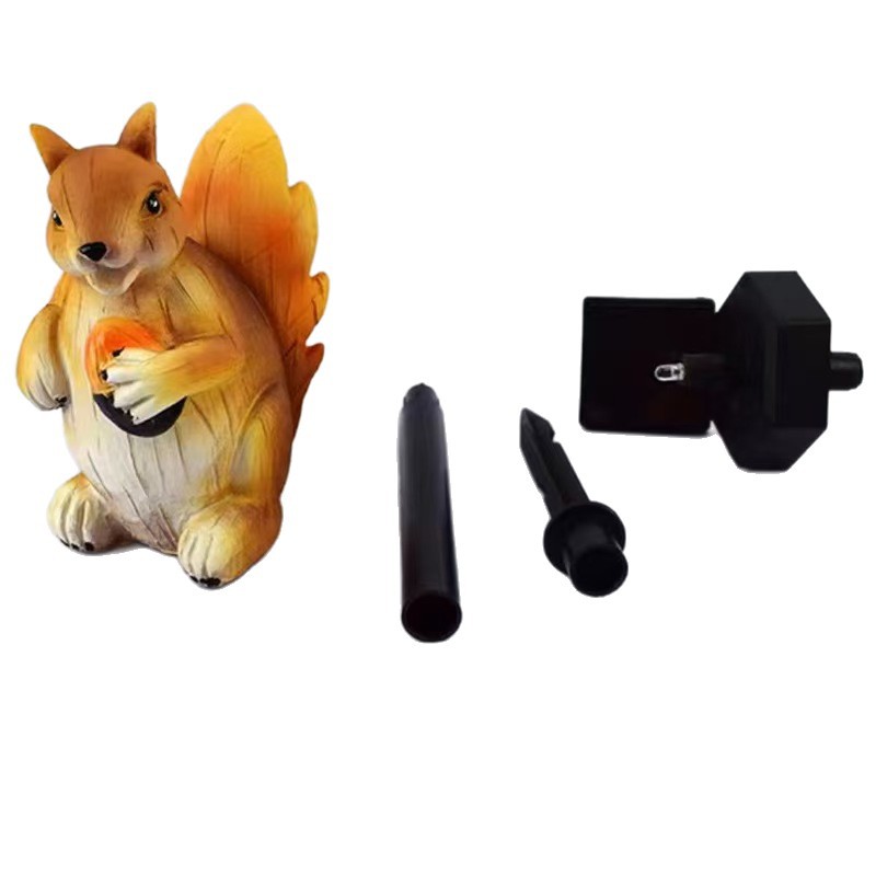 LED Solar Resin Squirrel Groun - Outdoor Lighting Ground Fixtures ulasan dan harga