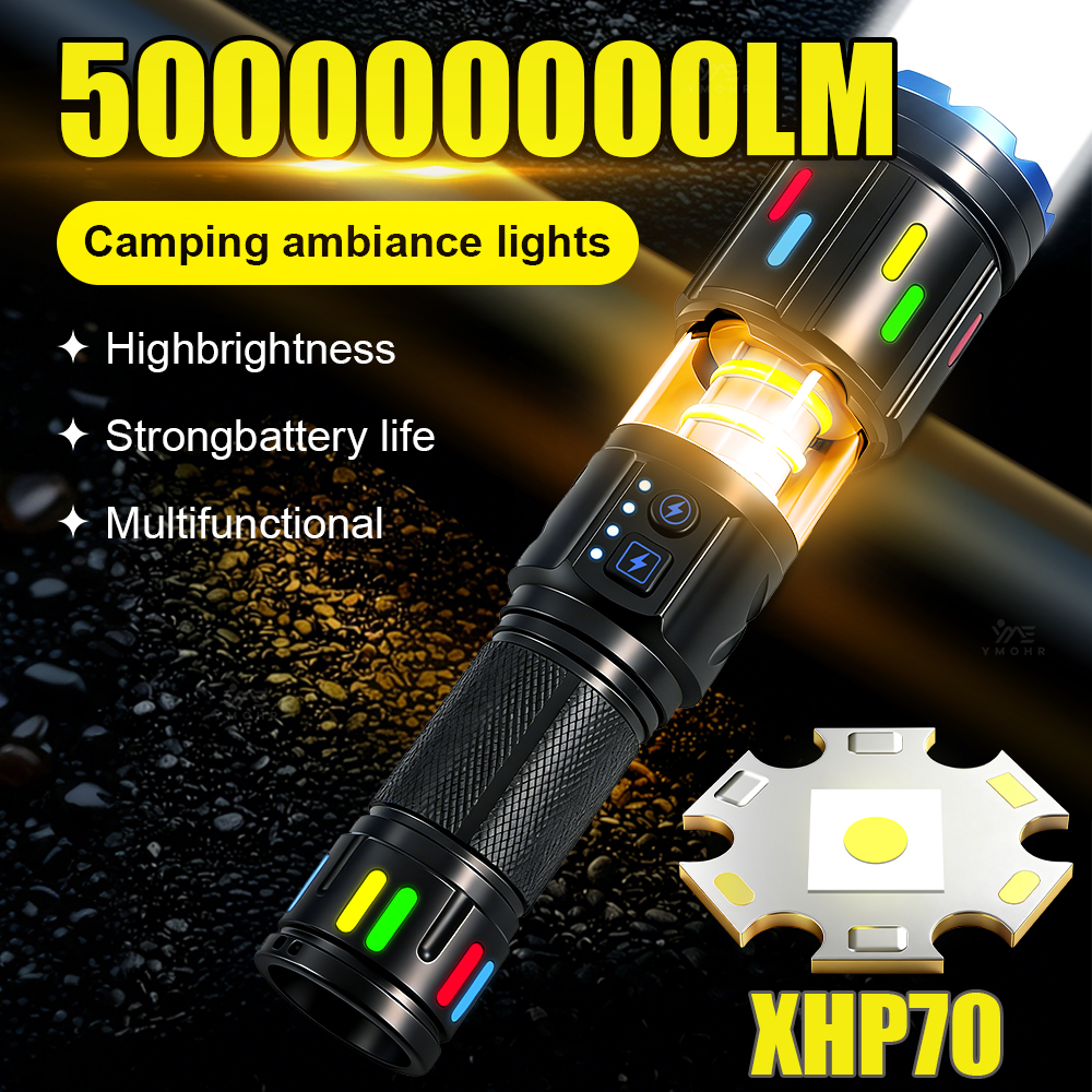 XHP70 High Power Camping Flash - Outdoor Lighting Spotlight ulasan dan harga