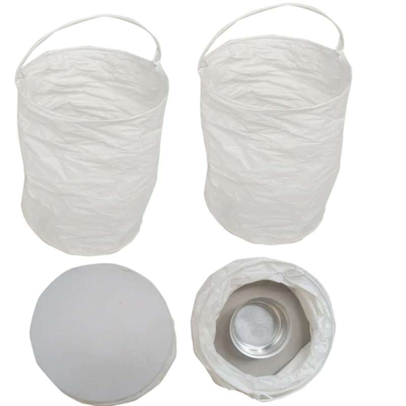 4pcs DIY White Straight Paper  - Outdoor Lighting Xmas ulasan dan harga