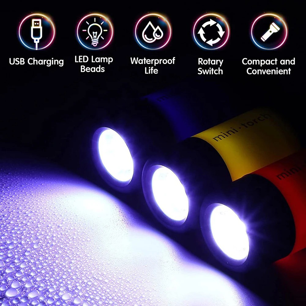 USB Rechargeable Camping Mini  - Outdoor Lighting Beacon ulasan dan harga