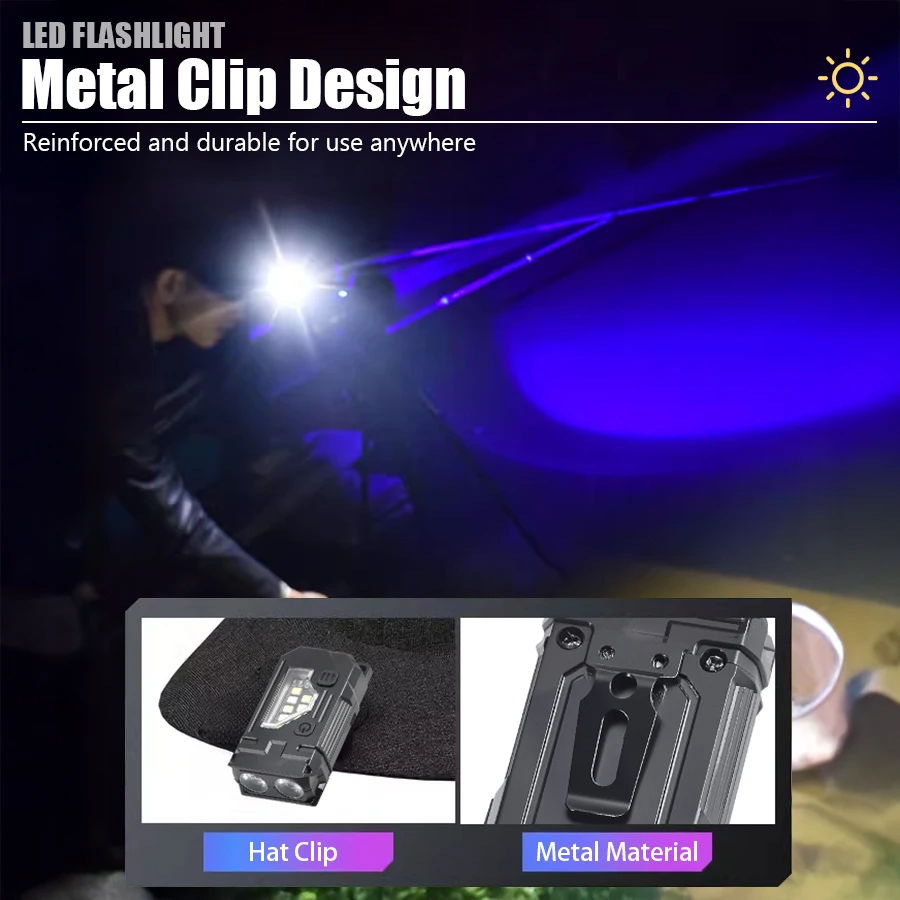 Mini Keychain EDC Flashlight - - Outdoor Lighting Beacon ulasan dan harga