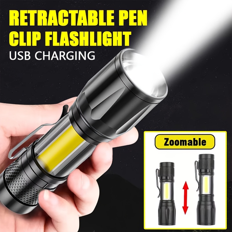Mini LED Flashlight COB Floodl - Outdoor Lighting Beacon ulasan dan harga