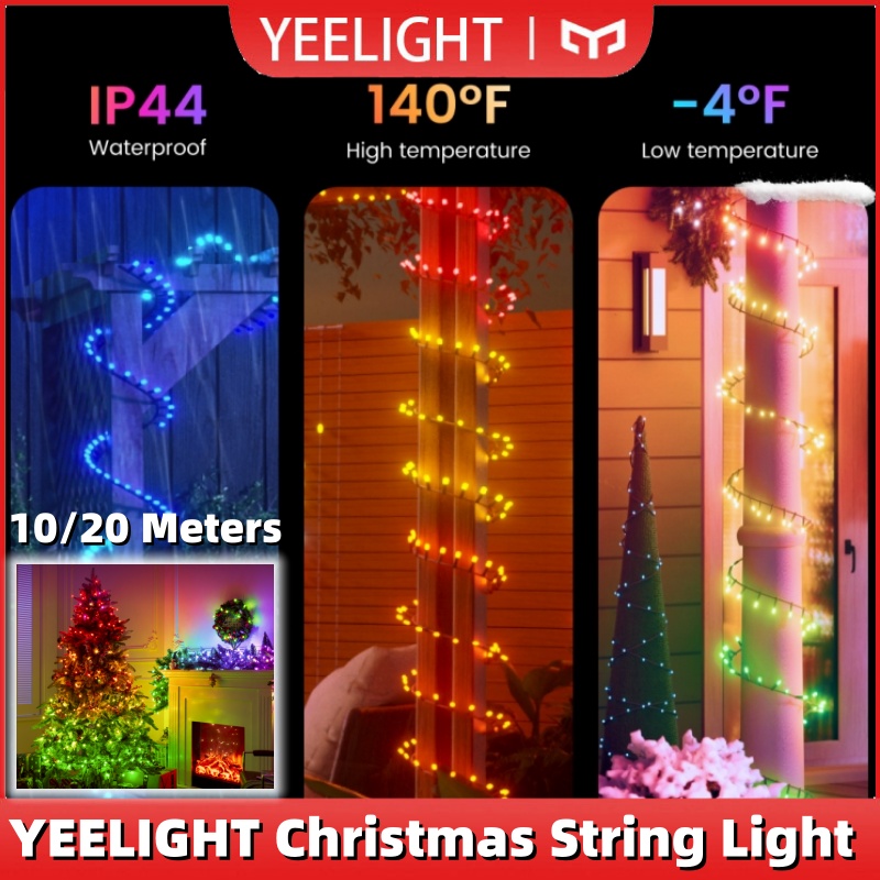 YEELIGHT Christmas String Ligh - Outdoor Lighting Xmas ulasan dan harga