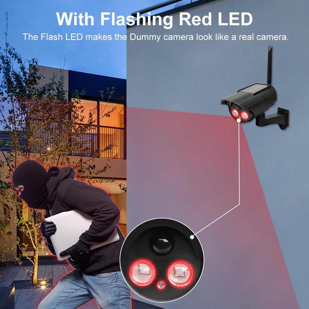 Outdoor Solar Simulation Camer - Outdoor Lighting On House ulasan dan harga