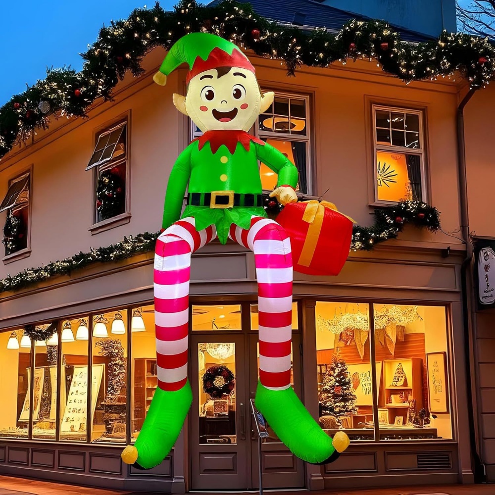 8FT Christmas Inflatables Sitt - Outdoor Lighting Xmas ulasan dan harga