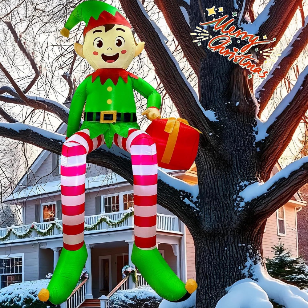 8FT Christmas Inflatables Sitt - Outdoor Lighting Xmas ulasan dan harga