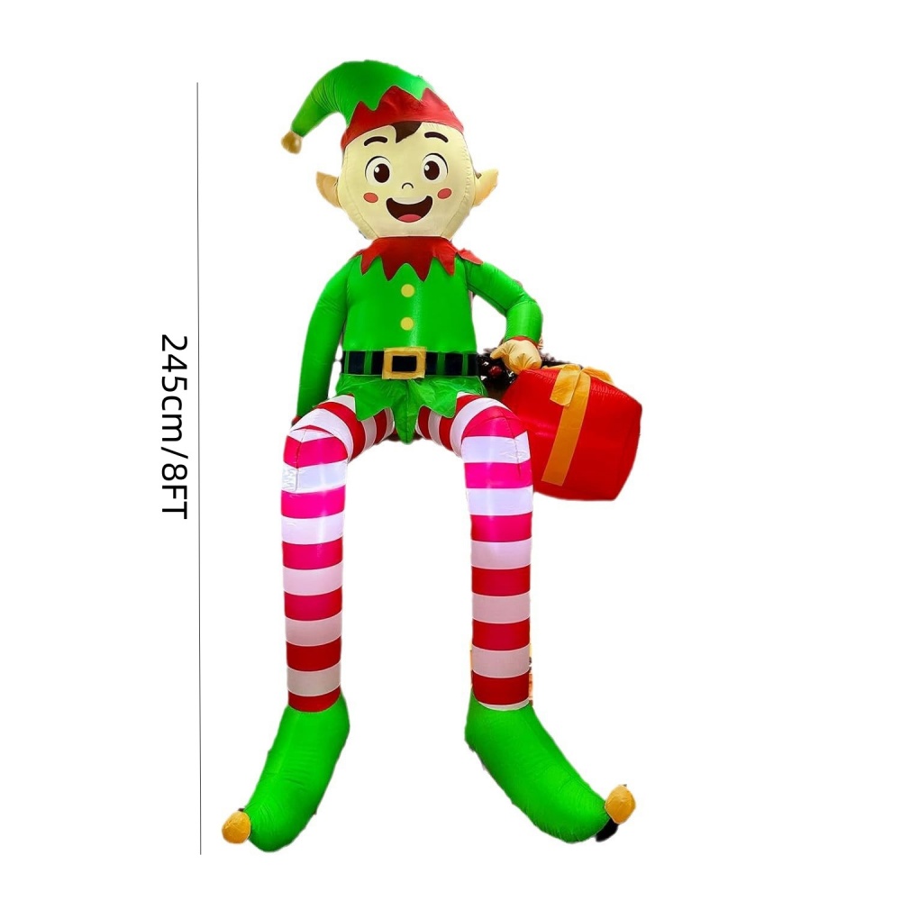8FT Christmas Inflatables Sitt - Outdoor Lighting Xmas ulasan dan harga