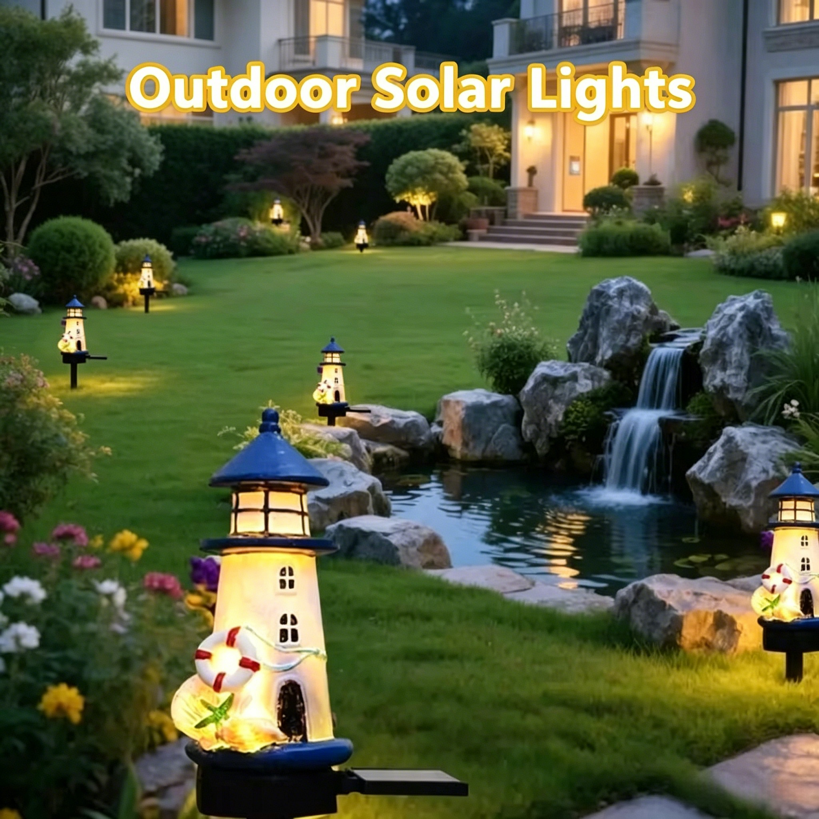Solar Lawn Light Unique Waterp - Outdoor Lighting Unique ulasan dan harga