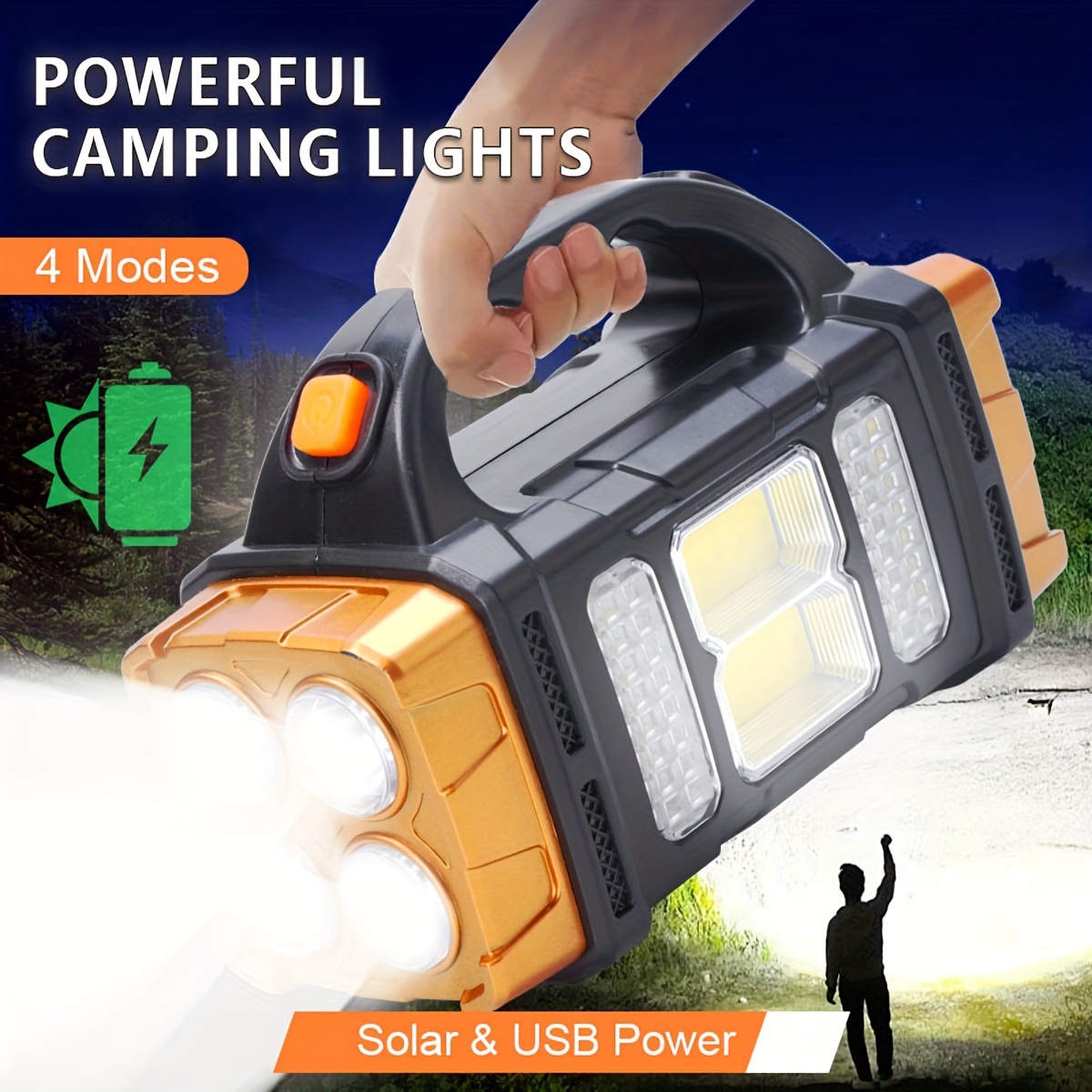 New Upgrade Rechargeable High  - Outdoor Lighting Beacon ulasan dan harga