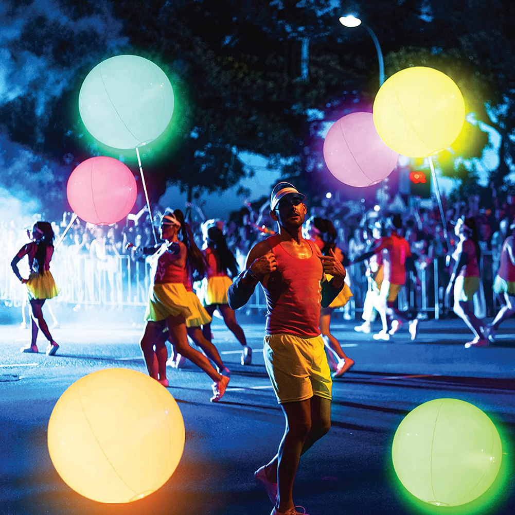 LED Glowing Balloon 16 Colors  - Outdoor Lighting On House ulasan dan harga